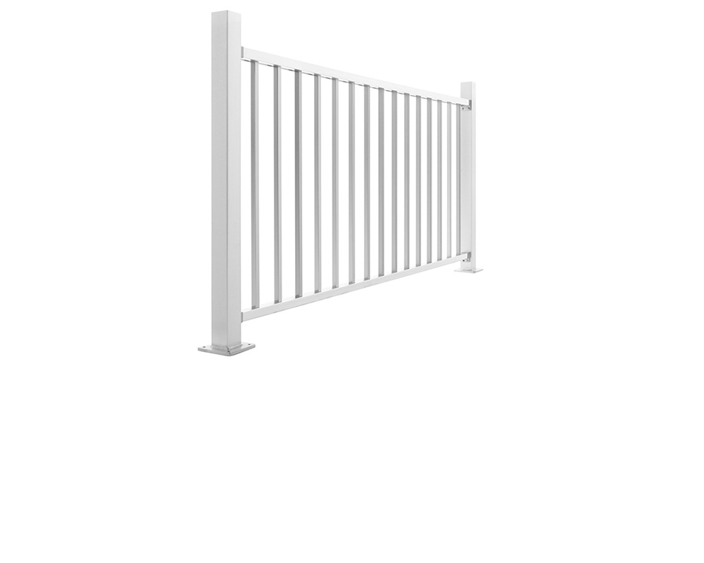 44″ Brushed Titanium ALX (HD Contemporary) Post Deck Shoppe