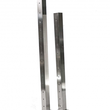 Cable Rail Posts 42" x 2.363" - Caps and Skirts Included